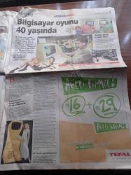 Milliyet Pazar Gazetesi - 28 Nisan 2002 - Bilgisayar Oyununun 40. Yılı - Angelina Jolie - Lara Croft - Türkiye'nin İlk E  Oyun Fuarı - Turgut Özal Red Kit Seviyordu- 10 Yılda 20 Bin Hastanın Gözlerini Tedavi Eden Doktor Sinan Göker - Örümcek Adam - Kitaplı Bavul Ticareti