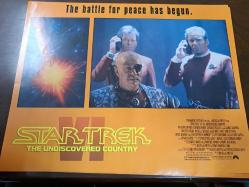 Amerikan Orijinal Baskı - Star Trek -  ( Uzay Yolu  ) Filmi  - Lobi Kart Seti  - Lobby Cards Set - William Shatner - Leonard Nimoy - James Doohan - David Warner - Mark Rosenthal - 6'lı Set