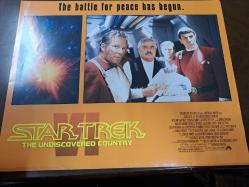 Amerikan Orijinal Baskı - Star Trek -  ( Uzay Yolu  ) Filmi  - Lobi Kart Seti  - Lobby Cards Set - William Shatner - Leonard Nimoy - James Doohan - David Warner - Mark Rosenthal - 6'lı Set