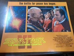 Amerikan Orijinal Baskı - Star Trek -  ( Uzay Yolu  ) Filmi  - Lobi Kart Seti  - Lobby Cards Set - William Shatner - Leonard Nimoy - James Doohan - David Warner - Mark Rosenthal - 6'lı Set