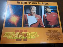 Amerikan Orijinal Baskı - Star Trek -  ( Uzay Yolu  ) Filmi  - Lobi Kart Seti  - Lobby Cards Set - William Shatner - Leonard Nimoy - James Doohan - David Warner - Mark Rosenthal - 6'lı Set