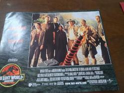 Amerikan Orijinal Baskı - The Lost World Jurassıc Park  -  ( Kayıp Dünya ) Filmi  - Lobi Kart Seti  - Lobby Cards Set - Michael Lantıerı - John Williams - Michael Kahn - Rick Carter- 7'li Set