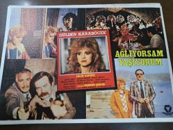 Ağlıyorsam Yaşıyorum Filmi  - Lobi Kart Seti  - Lobby Cards Set - Salih Kırmızı  - Suzan Avcı - Atilla Ergun - Ihsan Baysal - Hakki Kıvanç - Yıldırım Gencer - Sami Hazinses- Baki Tamer - Pınar Özekit- Mehmet Dinler - Gülden Karaböcek- 8'li Set