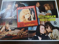 Ağlıyorsam Yaşıyorum Filmi  - Lobi Kart Seti  - Lobby Cards Set - Salih Kırmızı  - Suzan Avcı - Atilla Ergun - Ihsan Baysal - Hakki Kıvanç - Yıldırım Gencer - Sami Hazinses- Baki Tamer - Pınar Özekit- Mehmet Dinler - Gülden Karaböcek- 8'li Set