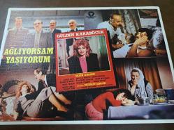 Ağlıyorsam Yaşıyorum Filmi  - Lobi Kart Seti  - Lobby Cards Set - Salih Kırmızı  - Suzan Avcı - Atilla Ergun - Ihsan Baysal - Hakki Kıvanç - Yıldırım Gencer - Sami Hazinses- Baki Tamer - Pınar Özekit- Mehmet Dinler - Gülden Karaböcek- 8'li Set