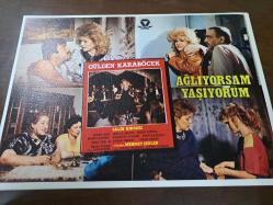 Ağlıyorsam Yaşıyorum Filmi  - Lobi Kart Seti  - Lobby Cards Set - Salih Kırmızı  - Suzan Avcı - Atilla Ergun - Ihsan Baysal - Hakki Kıvanç - Yıldırım Gencer - Sami Hazinses- Baki Tamer - Pınar Özekit- Mehmet Dinler - Gülden Karaböcek- 8'li Set