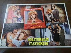 Ağlıyorsam Yaşıyorum Filmi  - Lobi Kart Seti  - Lobby Cards Set - Salih Kırmızı  - Suzan Avcı - Atilla Ergun - Ihsan Baysal - Hakki Kıvanç - Yıldırım Gencer - Sami Hazinses- Baki Tamer - Pınar Özekit- Mehmet Dinler - Gülden Karaböcek- 8'li Set