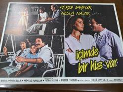 İçimde Bir His Var Filmi  - Lobi Kart Seti  - Lobby Cards Set - Ferdi Tayfur- Necla Nazır - İhsan Baysal- Fatoş Çelik- Mümtaz Alpaslan - Tuğba Tayfur- Funda Tayfur- Mahmut Demir - 8'li Set