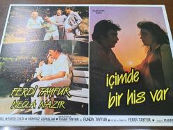 İçimde Bir His Var Filmi  - Lobi Kart Seti  - Lobby Cards Set - Ferdi Tayfur- Necla Nazır - İhsan Baysal- Fatoş Çelik- Mümtaz Alpaslan - Tuğba Tayfur- Funda Tayfur- Mahmut Demir - 8'li Set