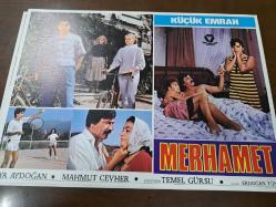 Merhamet Filmi  - Lobi Kart Seti  - Lobby Cards Set - Küçük Emrah- Oya Akdoğan- Mahmut Cevher- Temel Gürsu- Erdoğan Tünaş - 8'li Set
