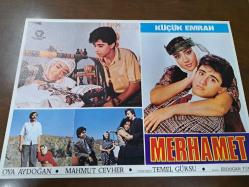Merhamet Filmi  - Lobi Kart Seti  - Lobby Cards Set - Küçük Emrah- Oya Akdoğan- Mahmut Cevher- Temel Gürsu- Erdoğan Tünaş - 8'li Set