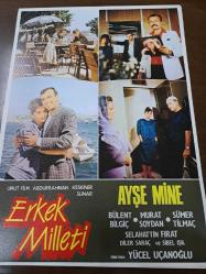 Erkek Milleti  Filmi  - Lobi Kart Seti  - Lobby Cards Set - Ayşe Mine- Bülent Bilgiç - Murat Soydan- Sümer Tilmaç - Selahattin Fırat- Diler Saraç- Sibel Işıl- 7'li Set