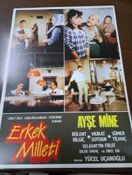 Erkek Milleti  Filmi  - Lobi Kart Seti  - Lobby Cards Set - Ayşe Mine- Bülent Bilgiç - Murat Soydan- Sümer Tilmaç - Selahattin Fırat- Diler Saraç- Sibel Işıl- 7'li Set