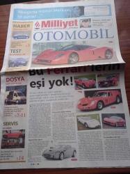 Milliyet Otomobil Gazetesi - 28 Kasım 2006 - Bu Ferrarilerin Eşi Yok - Hidrid Otolar Geliyor - Alfa Romeo Brera - Hafif Ticari Araçlar - Kanserden Ölen Richard Burns'un  Anısına Subaru Özel Model Yaptı - Bu Da 10 Bininci Çarpışma Testi - Emniyet Şeridi Ne İşe  Yarar Acaba