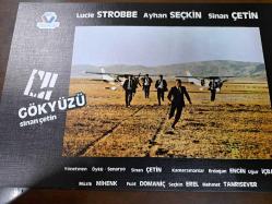 Gökyüzü  Filmi  - Lobi Kart Seti  - Lobby Cards Set - Sinan Çetin- Lucie Strobbe - Ayhan Seçkin- Erdoğan Engin- Seçkin Erel - 8'li Set