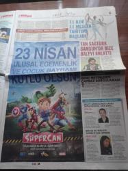 Milliyet Renkli Ufuklar Gazetesi - 23 Nisan 2011 - Öğretmenler Doktorlar Hemşireler Mühendisler Arkeologlar Sporcular Tasarımcılar Bize Bırakacağınız Dünya İçin Size Yazdık - Bir Ansiklopedi Okudum Hayatım Değişti - Ünlüler 600 Çocuğa 11 İlde 11 Mesleği Anlattı -  Tarihe İz Bırakanlardan Meslekleri Öğrendik - Çocuk Şenliği Bu Yıl Tam 27. Kez Düzenleniyor - Türkiye Eğitim Gönüllüleri Vakfı Genel Müdürü Nurdan Şahin
