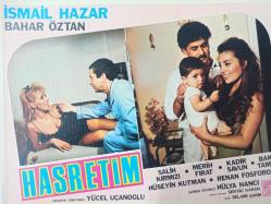 Hasretim Filmi  - Lobi Kart Seti  - Lobby Cards Set - İsmail Hazar - Bahar Öztan - Salih Kırmızı - Merih Fırat - Kadir Savun - Baki Tamer - Hüseyin Kutman - Renan Fosforluoğlu - Yücel Uçanoğlu - Hülya Hancı - 8'li set