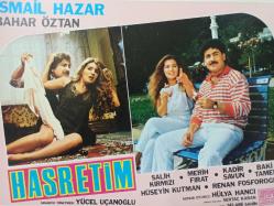 Hasretim Filmi  - Lobi Kart Seti  - Lobby Cards Set - İsmail Hazar - Bahar Öztan - Salih Kırmızı - Merih Fırat - Kadir Savun - Baki Tamer - Hüseyin Kutman - Renan Fosforluoğlu - Yücel Uçanoğlu - Hülya Hancı - 8'li set