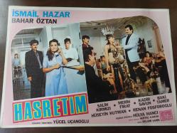 Hasretim Filmi  - Lobi Kart Seti  - Lobby Cards Set - İsmail Hazar - Bahar Öztan - Salih Kırmızı - Merih Fırat - Kadir Savun - Baki Tamer - Hüseyin Kutman - Renan Fosforluoğlu - Yücel Uçanoğlu - Hülya Hancı - 8'li set