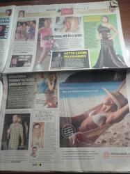 Milliyet Cadde Gazetesi - 15 Temmuz 2010 - Madonna - Kylie Minogue - Victoria Beckham - Charlize Theron - Irina Shayk - Cristiano Ronaldo - Hande Ataizi Fena Dağıttı - Zülfü Livaneli - Nilay Dorsa - Leylim Ley'e Elektronik Yorum - Javier Bardem - Penelope Cruz - Şebnem Bozoklu