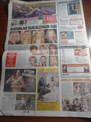 Milliyet Cadde Gazetesi - 15 Temmuz 2010 - Madonna - Kylie Minogue - Victoria Beckham - Charlize Theron - Irina Shayk - Cristiano Ronaldo - Hande Ataizi Fena Dağıttı - Zülfü Livaneli - Nilay Dorsa - Leylim Ley'e Elektronik Yorum - Javier Bardem - Penelope Cruz - Şebnem Bozoklu