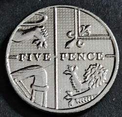 İNGİLTERE 5 PENCE  2015