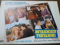 Duyarmısın Feryadımı Filmi  - Lobi Kart Seti  - Lobby Cards Set - Gülden Karaböcek- Münir Özkul- Mesut Engin- Erol Günaydın- Ali Şen- Diler Saraç- Handan Adalı- Leyla Altın- Ayla Oranlı- Kamil Başaran- Volkan Yiğitoğlu - 8'li Set