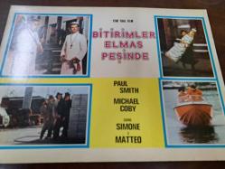 Bitirimler Elmas Peşinde Filmi  - Lobi Kart Seti  - Lobby Cards Set - Paul Smith - Michael Coby - 8'li Set