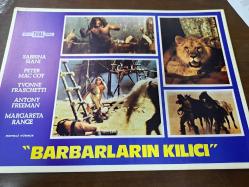 Barbarların Kılıcı Filmi  - Lobi Kart Seti  - Lobby Cards Set - Sabrına Siani - Peter Mac Coy - Yvonne Fraschetti- Antony Freeman - Margareta Range - 8'li Set