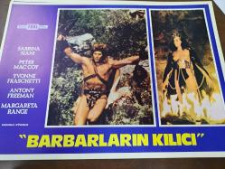 Barbarların Kılıcı Filmi  - Lobi Kart Seti  - Lobby Cards Set - Sabrına Siani - Peter Mac Coy - Yvonne Fraschetti- Antony Freeman - Margareta Range - 8'li Set