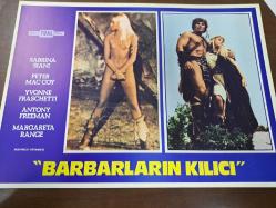 Barbarların Kılıcı Filmi  - Lobi Kart Seti  - Lobby Cards Set - Sabrına Siani - Peter Mac Coy - Yvonne Fraschetti- Antony Freeman - Margareta Range - 8'li Set