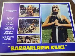 Barbarların Kılıcı Filmi  - Lobi Kart Seti  - Lobby Cards Set - Sabrına Siani - Peter Mac Coy - Yvonne Fraschetti- Antony Freeman - Margareta Range - 8'li Set