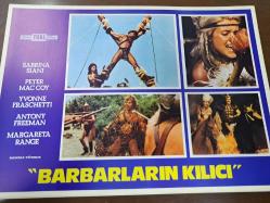 Barbarların Kılıcı Filmi  - Lobi Kart Seti  - Lobby Cards Set - Sabrına Siani - Peter Mac Coy - Yvonne Fraschetti- Antony Freeman - Margareta Range - 8'li Set