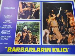 Barbarların Kılıcı Filmi  - Lobi Kart Seti  - Lobby Cards Set - Sabrına Siani - Peter Mac Coy - Yvonne Fraschetti- Antony Freeman - Margareta Range - 8'li Set