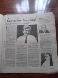 Cumhuriyet Kitap Gazetesi - 3 Kasım 1989 - 8. İstanbul Kitap Fuarı Onur Ödülü Turhan Selçuk'a - Demirtaş Ceyhun'la Fuar Üstüne - Camili Jose Cela - Bir Şiir Kuramcısı Adonis - İsveçli Konuk Peter Curman - Frankfurt Fuarı Ve Türkiye - Türk Pen'ini Bekliyoruz