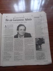 Cumhuriyet Kitap Gazetesi - 3 Kasım 1989 - 8. İstanbul Kitap Fuarı Onur Ödülü Turhan Selçuk'a - Demirtaş Ceyhun'la Fuar Üstüne - Camili Jose Cela - Bir Şiir Kuramcısı Adonis - İsveçli Konuk Peter Curman - Frankfurt Fuarı Ve Türkiye - Türk Pen'ini Bekliyoruz