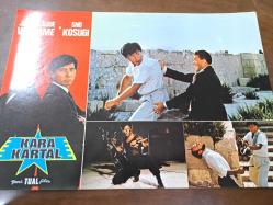Kara Kartal Filmi  - Lobi Kart Seti  - Lobby Cards Set - Jean Claude Van Dame - Sho Kosugı - 6'lı Set