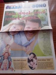 Cumhuriyet Babalar Günü Gazetesi - 15 Haziran 2012 -  Ben Affleck - Tom Cruise - Rutkay Aziz - Fatih Terim - Barış Falay - Brad Pitt - Tarık Akan - David Beckham -Baba Olmak Emek Vermek Demektir - Benim Babam Ünlü - Emre Altuğ - Çağla Şikel - Babanıza Şıklık Hediye Edin - Yeni Bir Soluk Jack Pierre