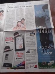 Cumhuriyet Babalar Günü Gazetesi - 15 Haziran 2012 -  Ben Affleck - Tom Cruise - Rutkay Aziz - Fatih Terim - Barış Falay - Brad Pitt - Tarık Akan - David Beckham -Baba Olmak Emek Vermek Demektir - Benim Babam Ünlü - Emre Altuğ - Çağla Şikel - Babanıza Şıklık Hediye Edin - Yeni Bir Soluk Jack Pierre