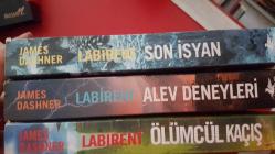 1 LABİRENT ALEV DENEYLERİ  2 SON İSYAN 3-ÖLÜMCÜL KAÇIŞ  ÜÇ KİTAP TAKIM