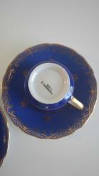 Çekoslavak Malı Bohemia Çift Kahve Fincanı