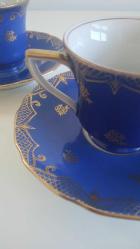 Çekoslavak Malı Bohemia Çift Kahve Fincanı