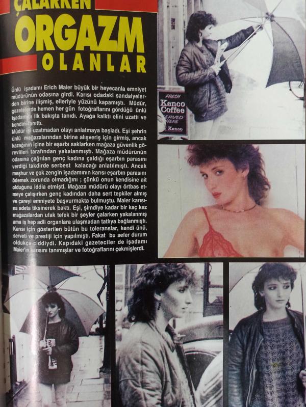 Üçgen yetişkin erkek dergisi Aralık 1993 Foto Seks Erotik  