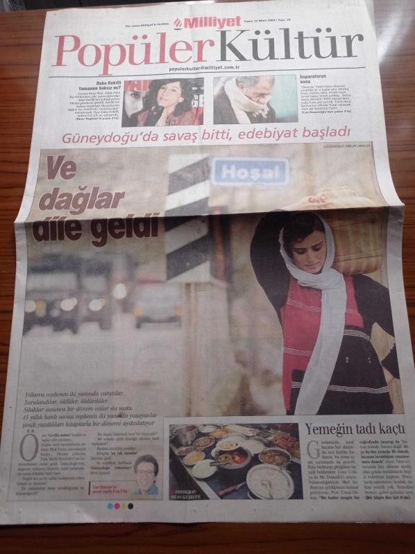 Milliyet Popüler Kültür Gazetesi 12 Mart 2004 Sayı 26 Duvara  