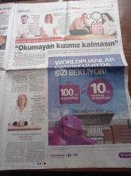 Milliyet Cumartesi Gazetesi - 16 Aralık 2006 -  Paris Hilton Ve Bambi - Siren Ertan Ve Mavi - Fotoğrafçı Nihat Odabaşı Ve Konsept Danışmanı Kerem Fildişi Fotoğrafı - Ünlüler Okul Sıralarında - Sertab Erener - Emel Sayın - Kıvanç Tatlıtuğ - Nil Karaibrahimgil - Gülben Ergen - Derviş Zaim'den Tarihi Macera