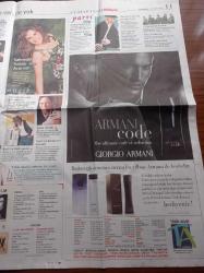 Milliyet Cumartesi Gazetesi - 16 Aralık 2006 -  Paris Hilton Ve Bambi - Siren Ertan Ve Mavi - Fotoğrafçı Nihat Odabaşı Ve Konsept Danışmanı Kerem Fildişi Fotoğrafı - Ünlüler Okul Sıralarında - Sertab Erener - Emel Sayın - Kıvanç Tatlıtuğ - Nil Karaibrahimgil - Gülben Ergen - Derviş Zaim'den Tarihi Macera