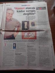 Milliyet Pazar Gazetesi - 3 Şubat 2002 -  Ressamcı Ersin Salman 5 Yıl Önce Bir Dakika Karanlık Vardı - Fazıl Say İki Özel Konser Veriyor - Hastaneye Gitmeyen Tek Eski Sevgili Nefise Karatay Fotoğrafı - Ressam Komet Ve Suç Ortakları - Beyaz Saray Pavyonu Artık Lüks Restaurant