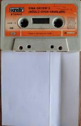 KINA GECESİ 3 (SÖZLÜ OYUN HAVALARI)  KASET (KARTONET MATBAA BASKI)