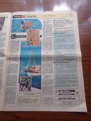 Milliyet Turizm Gazetesi - 7 Mayıs 1981 - Akdeniz Bölgesi 2 - Türkiye'nin Riviera'sı Antalya - Konyaaltı Plajı - Bölgenin Yemekleri - Domates Civesi - Turunç Reçeli - Arap Aşı - Kölle - Turist Cenneti Alanya - Damlataş Mağarası - Beldibi Mağarası