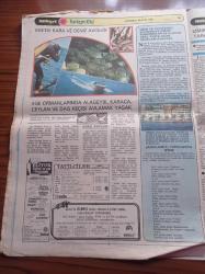Milliyet Turizm Gazetesi - 12 Mayıs 1981 - Ege Bölgesi - İzmir - Enternasyonal Fuarın Açıldığı Kültürpark Festivaller Kentinin Eğlence Merkezi - Saat Kulesi - İzmir Arkeoloji Müzesi - Karşıyaka - İzmir 1081 Yılında Çaka Bey Taraf Tarafından Fethedildi - Ege'de Kara Ve Deniz Avcılığı